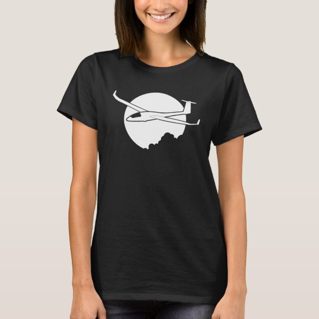 Camiseta Glider Pilot Soaring Through The Clouds Like and E (Frente)