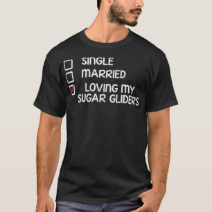Camiseta Gliders Loucos Mãe Solteiro Casou Com Amor Animal