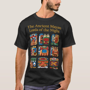 Camiseta Glifos Maias Antigos