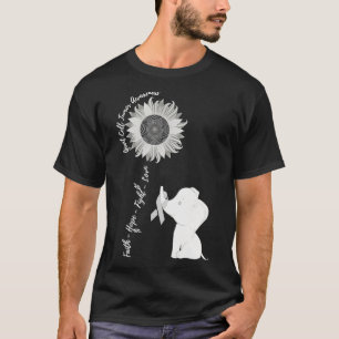 Camiseta Glioma Sensibilização Cérebro Relacionado Com Canc