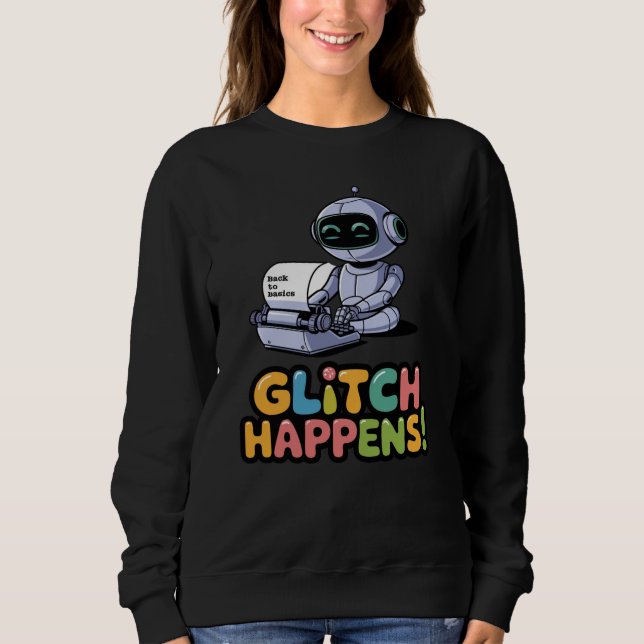 Camiseta 🤖 Glitch Do Desenvolvedor De Chatbot Engraçado Ac (Frente)