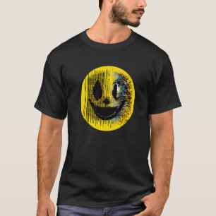 Camiseta Glitchcore Digital Face - Arte algoritmica - Digit