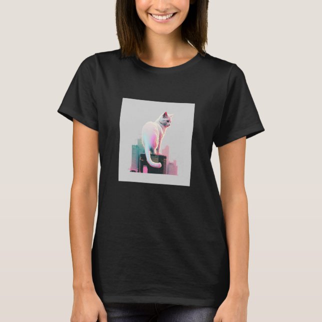 Camiseta Glitor de Ondas Anestésicas de Vaperwave Retroonda (Frente)