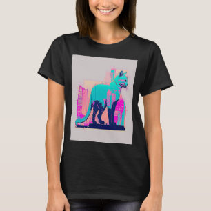 Camiseta Glitor de Ondas Anestésicas de Vaperwave Retroonda