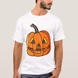 Camiseta Glitter Jack O'Lantern