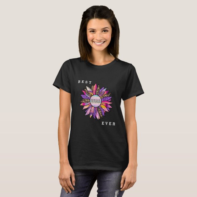Camiseta Glitter Personalize a melhor mãe de sempre (Frente Completa)