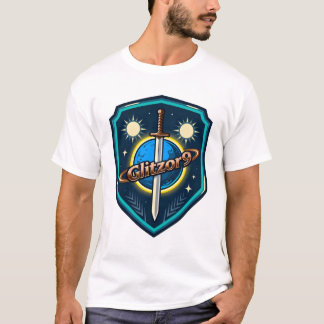 Camiseta Glitzor9 “Twin Suns Shield” Emblem