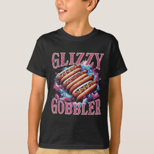 Camiseta Glizzy Gobbler Hotdog Engraçado Comida Homens Mulh