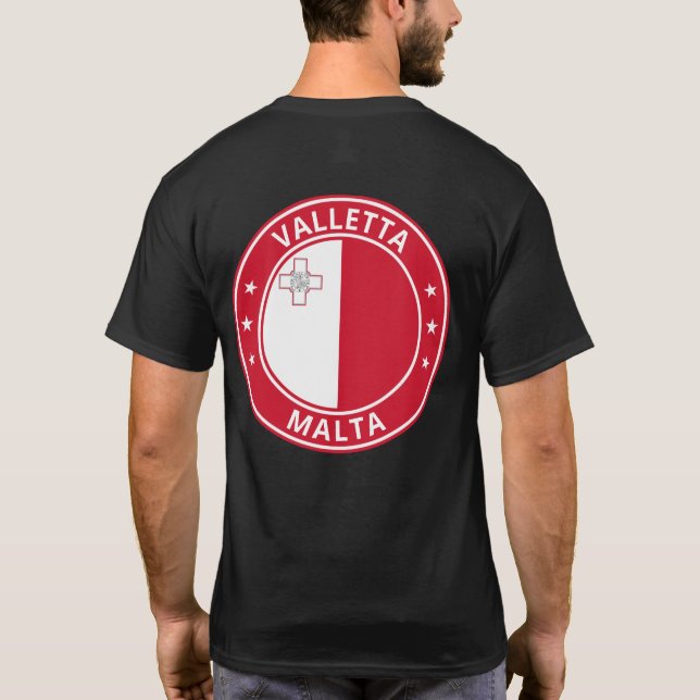 Camiseta Global Traveler - La Valeta, Malta (Verso)