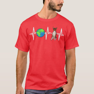 Camiseta Globe Planet Earth Toy For Terrier Hearbeat Dog Lo