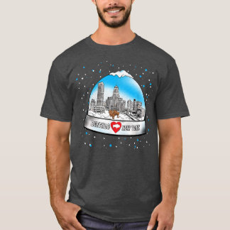 Camiseta Globo de neve BUFFALO NY 716 Nova York ama Winte B