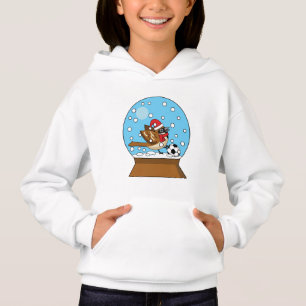 Camiseta Globo de Neve com Jogador de Esparto Bonito
