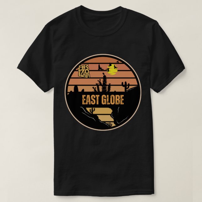 Camiseta Globo Oriental, Arizona (Frente do Design)