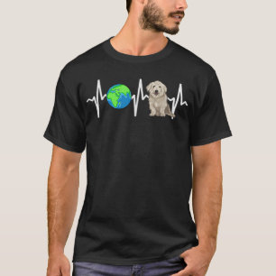 Camiseta Globo Planeta Terra Glen de Imaal Terrier Batiment