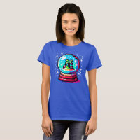 Globo Tropical de Neve Única Pixel Art Beach Winte