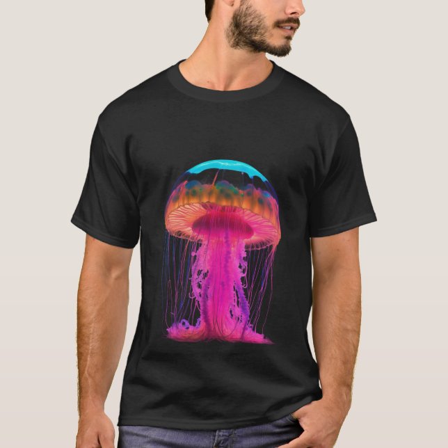 Camiseta Glóbulos Eetéreos - 👕 da Vida Marinha (Frente)