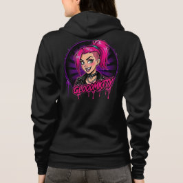 Camiseta Gloomkitty com zíper