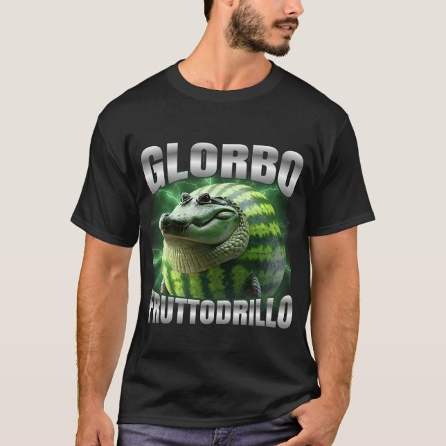 Camiseta Glorbo Fruttodrillo Mashup de Meme Maldito  (Frente)