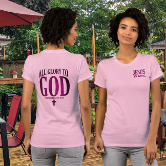 Camiseta Glória a Deus cristão