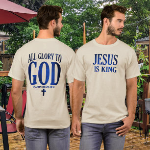 Camiseta Glória a Deus cristão
