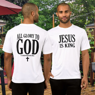 Camiseta Glória a Deus cristão