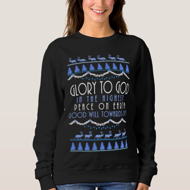 Camiseta Glória a Deus nas Alturas Natal (Frente)