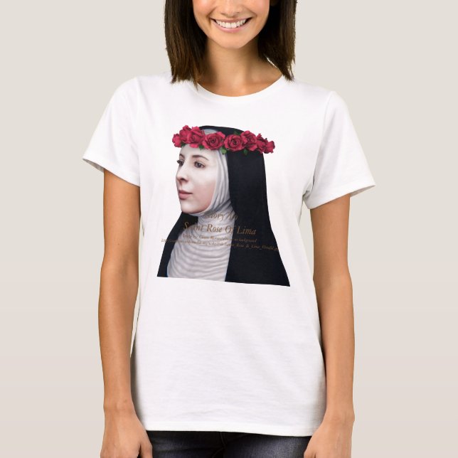 Camiseta Glória a Santa Rosa de Lima (Frente)
