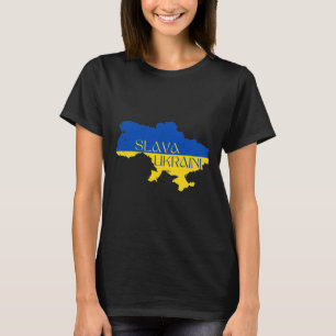 Camiseta Glória à Ucrânia Apoie a Ucrânia 