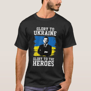 Camiseta Glória À Ucrânia Glória Aos Heróis Volodymyr Zel