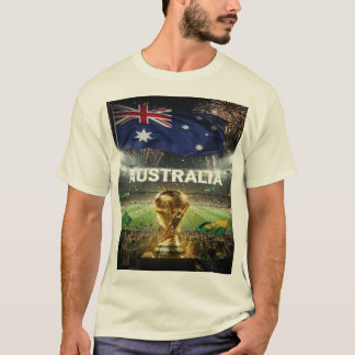 Camiseta Glória dos Socceroos sob Fogos de Artifício