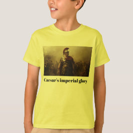Camiseta Glória imperial de César amarelo