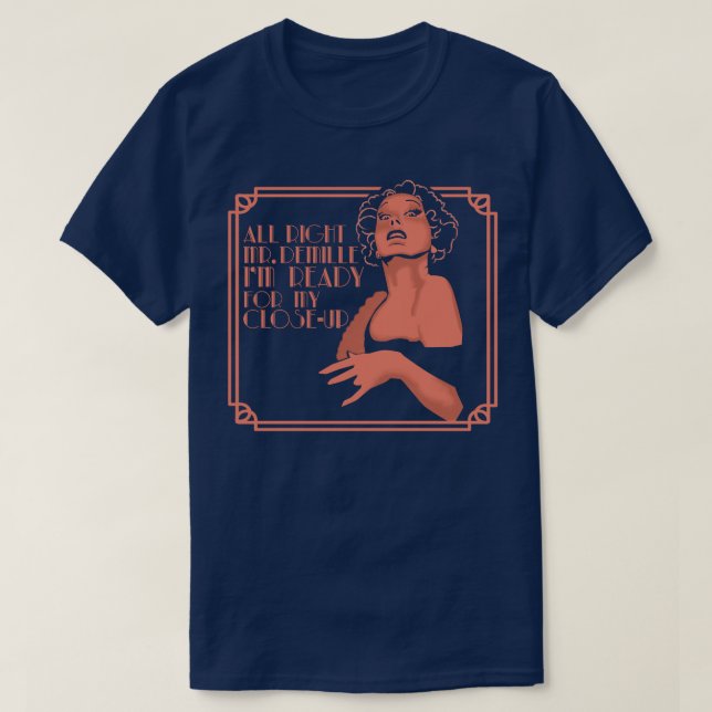 Camiseta Gloria Swanson Sunset Boulevard (Frente do Design)