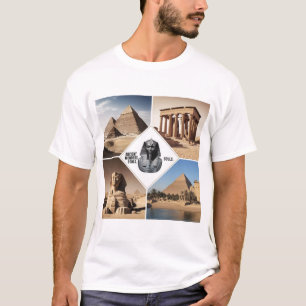 Camiseta "Glórias de Civilizações: Maravilhas do Passado e
