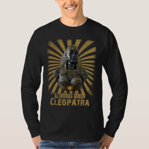 Camiseta Gloriosa Rainha Faraó Cleópatra do Antigo Egito