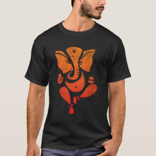 Camiseta Glorioso Lord Ganesha Em Estilo Vintage