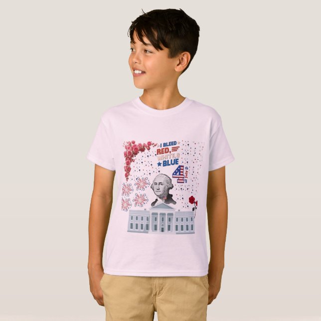 Camiseta Glory Under the Stars rosa pálido (Frente Completa)