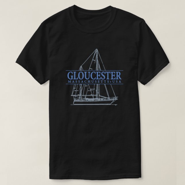 Camiseta Gloucester Massachusetts (Frente do Design)