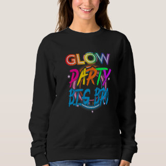 Camiseta Glow Party Big Bro Paint Efeito Splatch Parte Bril