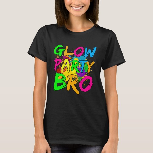Camiseta Glow Party Clothing Glow Party  Glow Party Bro (Frente)