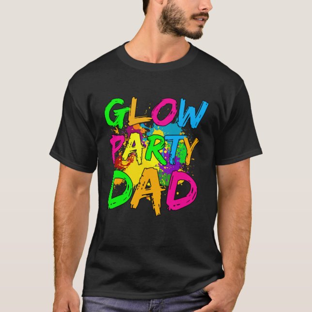 Camiseta Glow Party Clothing Glow Party  Glow Party Dad (Frente)