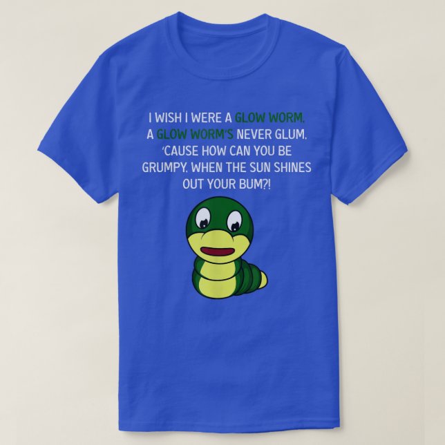 Camiseta Glow Worm Fisherman  (Frente do Design)