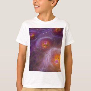 Camiseta Glowing Cellular Network Abstract Art