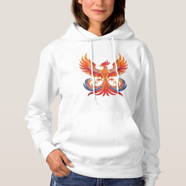 Camiseta Glowing mythological Fantasy Phoenix Bird (Frente)