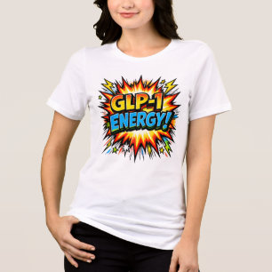 Camiseta GLP-1 Energia Quadrinho Pop Art