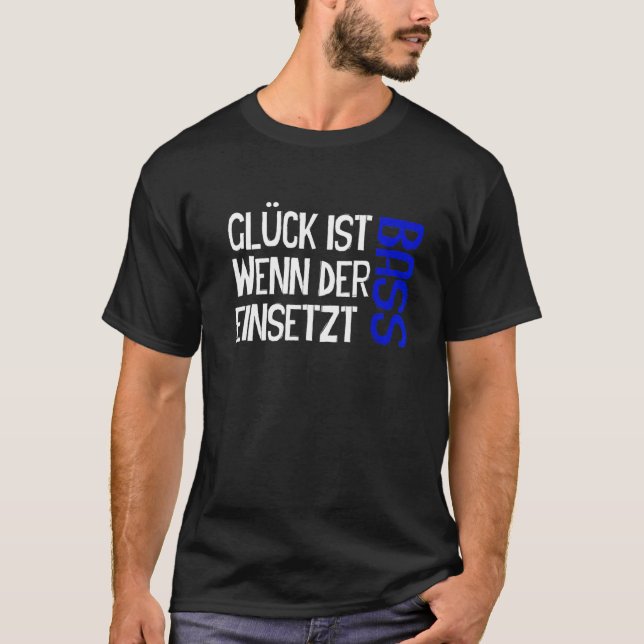 Camiseta Glück Wenn Bass Insere Músicos Cantores Corais Pec (Frente)