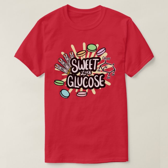 Camiseta Glucose Doce (Frente do Design)