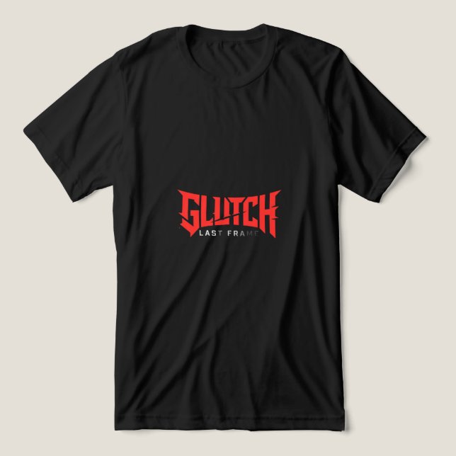 Camiseta GLUTCH Último Quadro – Roupas de Rua de Jogos Comp (Design frontal)