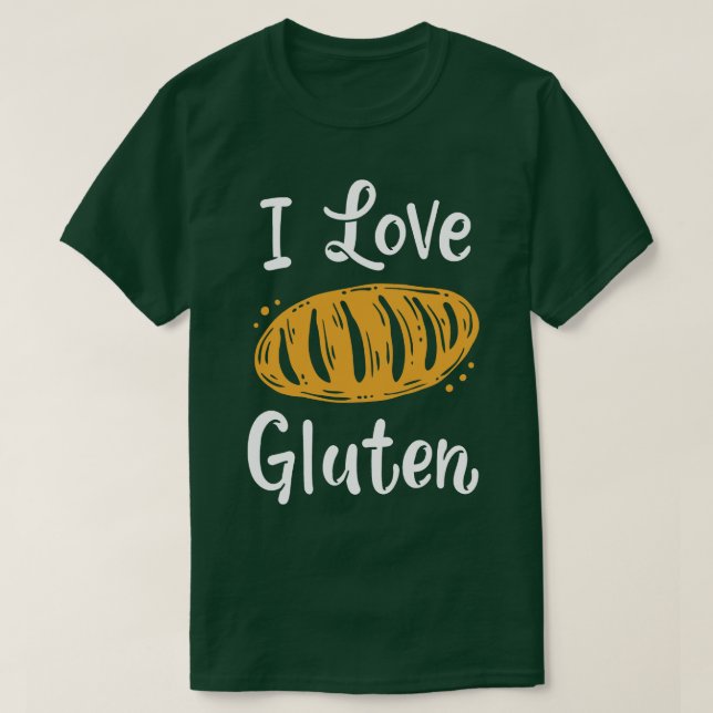 Camiseta Gluten Bread Lover (Frente do Design)