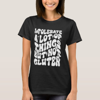 Camiseta Gluten Doença Celular Gluten Livre Anti-Gluten