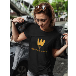 Camiseta Gluten é Trigo Fazenda Engraçado